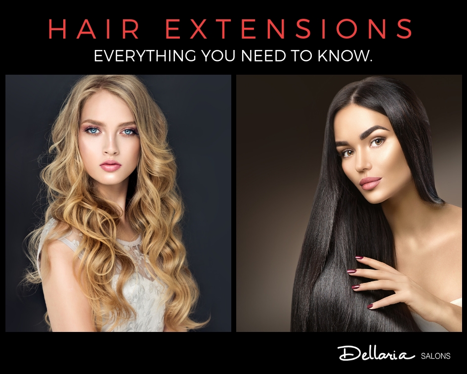 Hair Extensions Everything You Need To Know Dellaria Salons